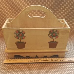 Vintage letter box hand painted Boho chic